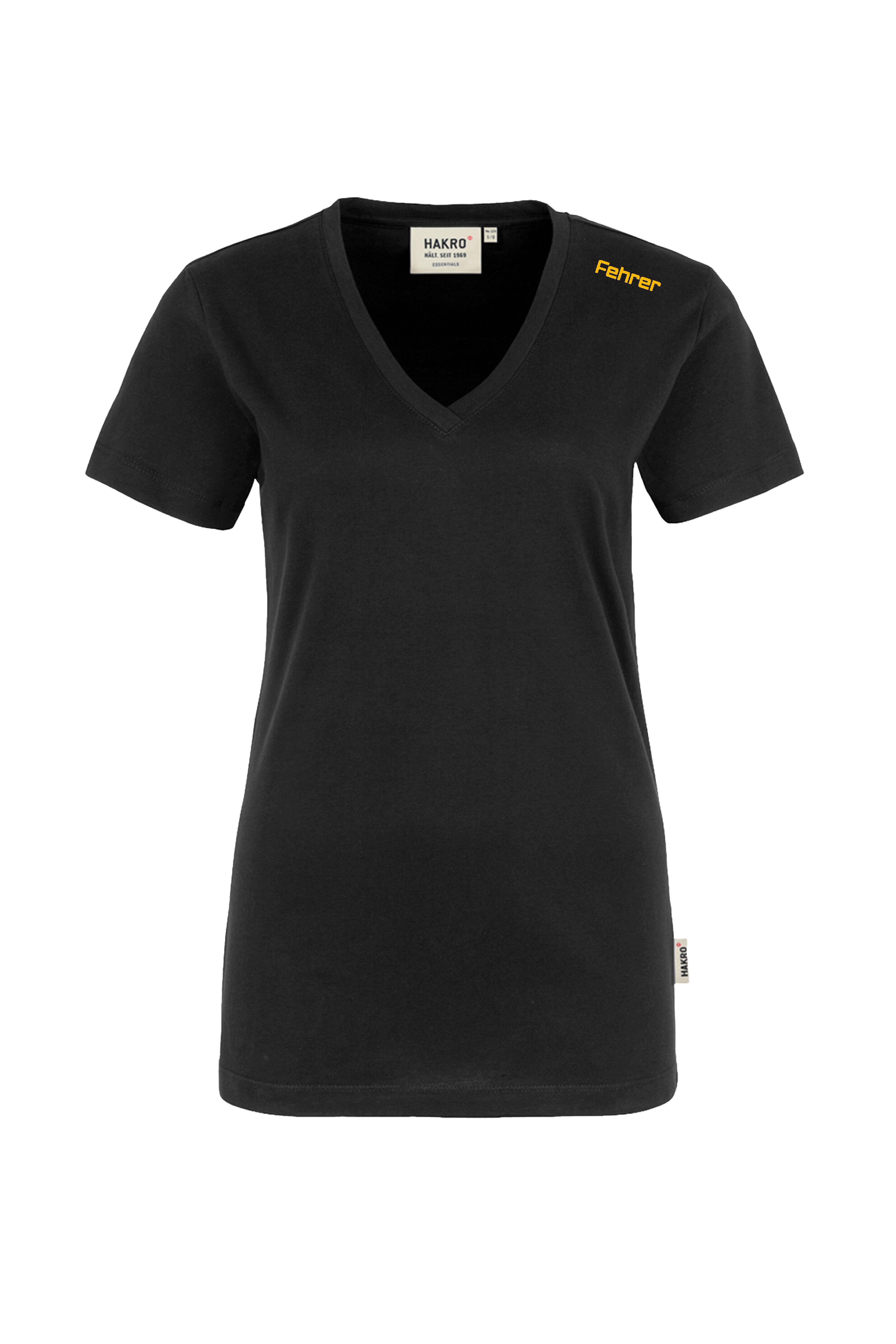 V-Shirt Damen, Kurzarm